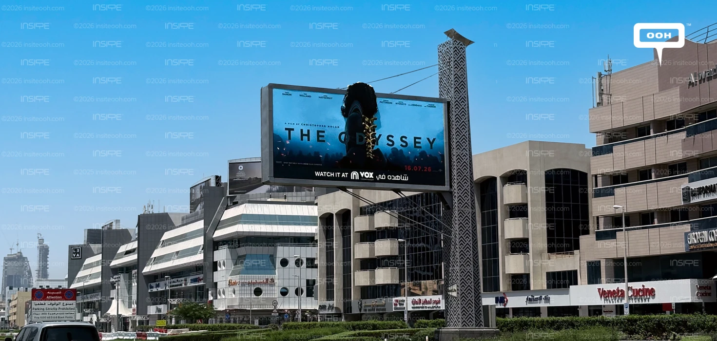 As The Odyssey Hype Builds, Dubai Gets a Die-Cut Billboard Worth Looking Twice At
