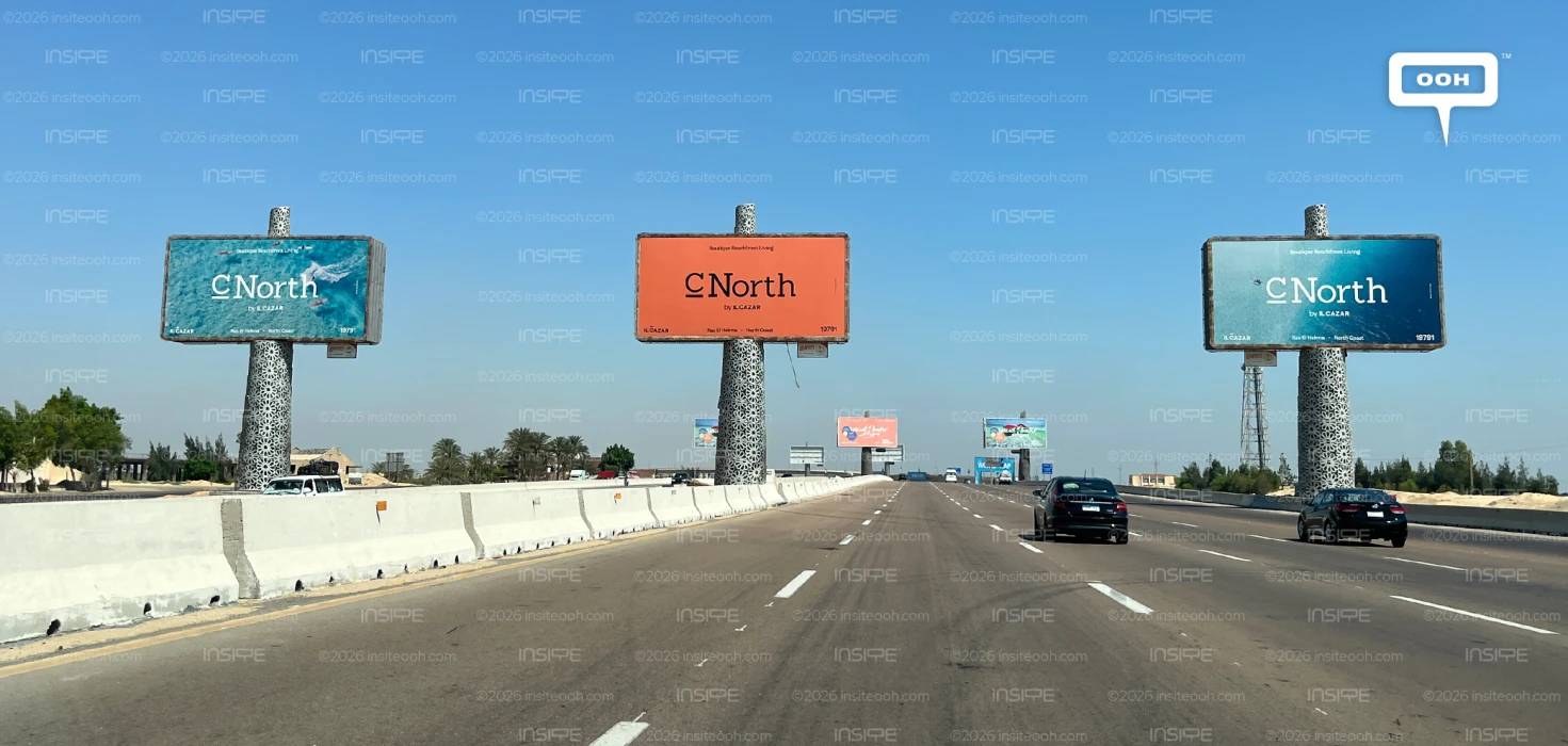 IL CAZAR Promotes C North Outdoor Campaign Across Greater Cairo