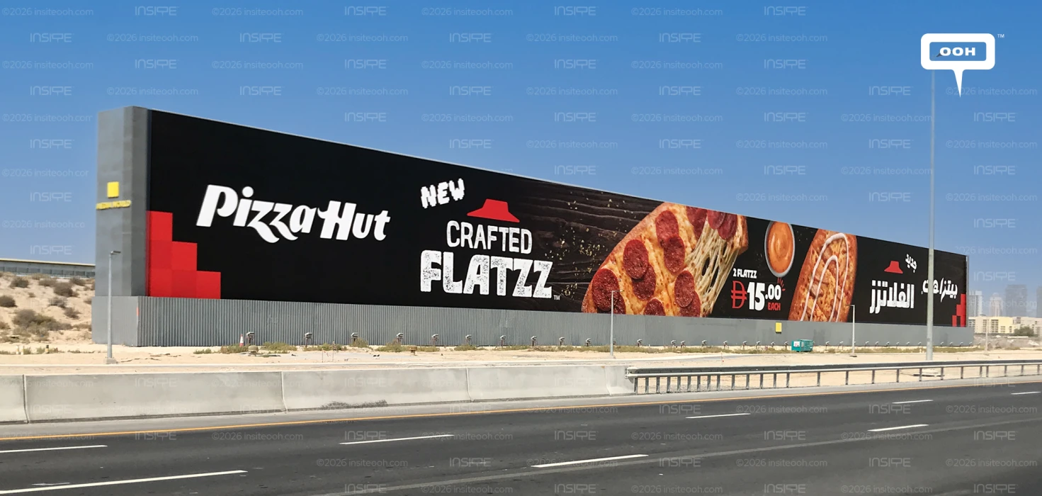 Pizza Hut Gives Crafted Flatzz a Premium Introduction Across the UAE’s OOH