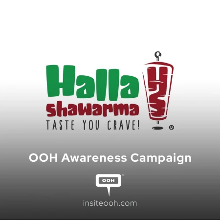 Halla Shawarma Serves Up a Sizzling Outdoor Campaign Across the UAE