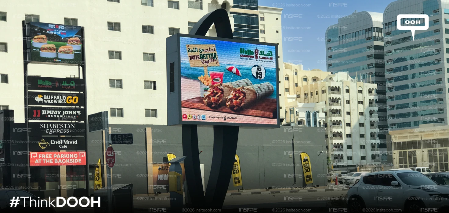 Halla Shawarma Serves Up a Sizzling Outdoor Campaign Across the UAE