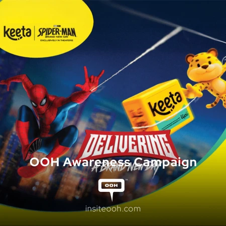 Keeta Swings Back to UAE OOH with Spider-Man's Brand New Day