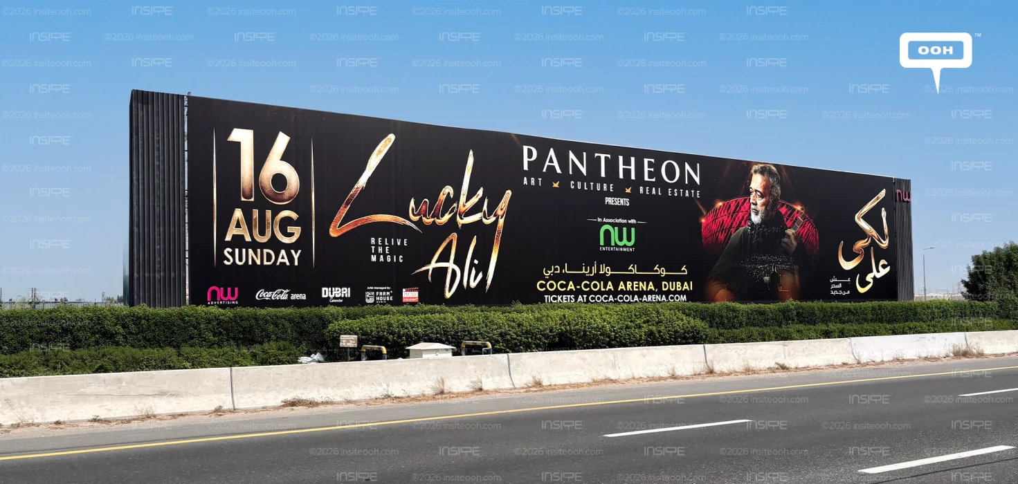 Pantheon's OOH Campaign Turns UAE Billboards Into a Concert Calendar
