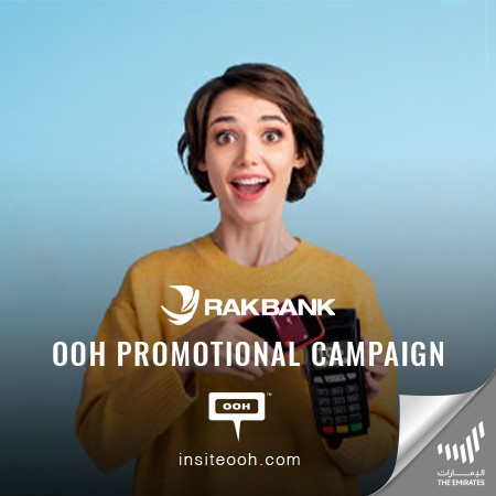 RAKBANK Promises on Dubai's Billboards to avail 10% Cashback on All Your Wallet Spends