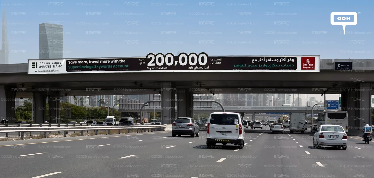 Emirates Islamic Puts 200,000 Skywards Miles on Dubai's D/OOH