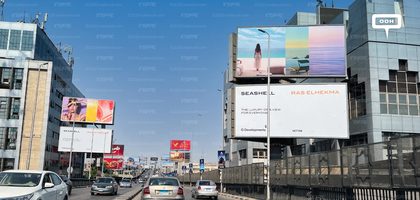 Seashell Ras El Hekma Brings the Coast's Pulse to Cairo's Billboards