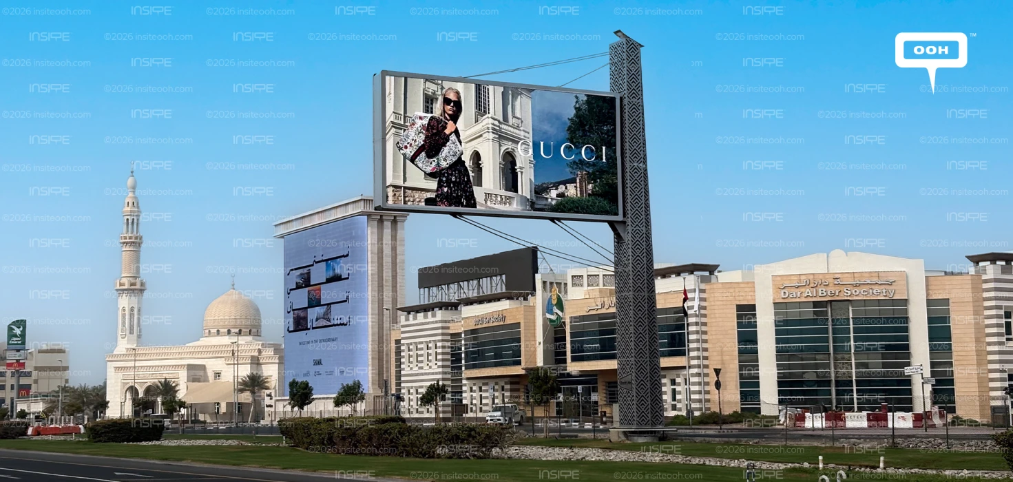 Gucci's New OOH Campaign in Dubai Doesn't Say a Word, And That's the Whole Point