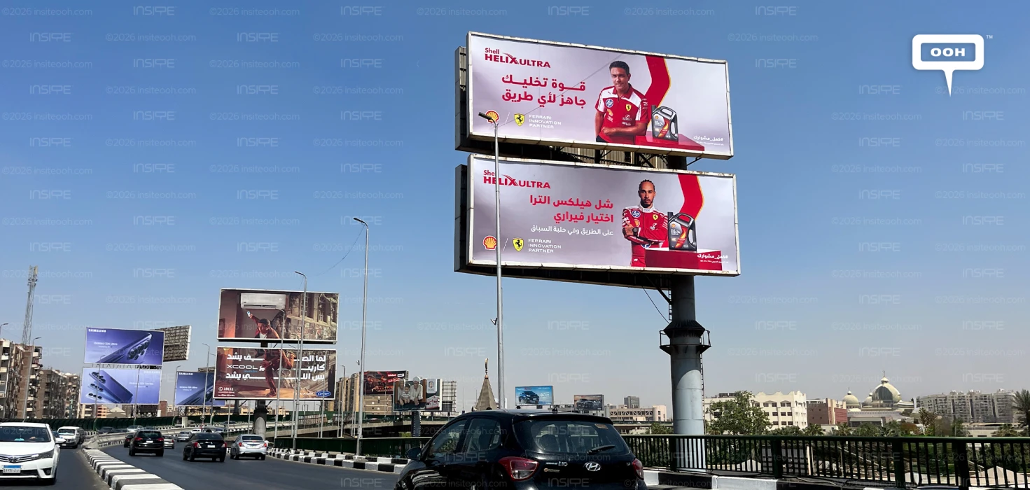 Shell Brings Race-Proven Performance to Egypt’s OOH Ft. Asser Yassin and Ferrari F1 Drivers