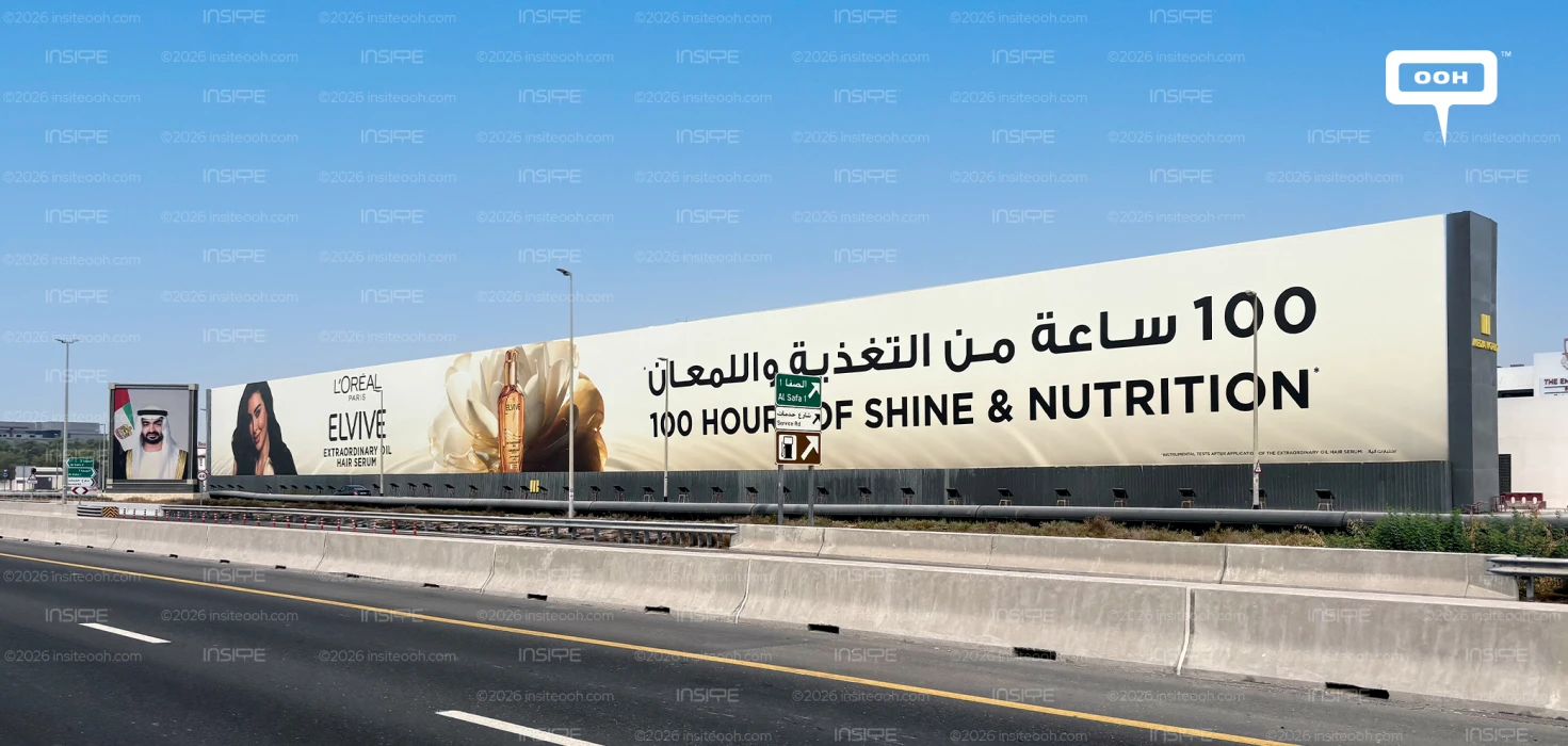 L’Oréal Paris Puts Yasmin Sabry Front and Center in a Striking Elvive UAE OOH Campaign