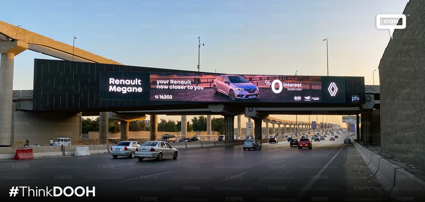 “Your Renault Now Closer To You” Renault Spotlights the Megane on DOOH