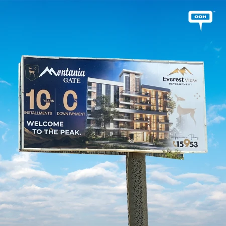 Everest View Builds Awareness Around Montania Gate with a Peak-Inspired OOH Campaign