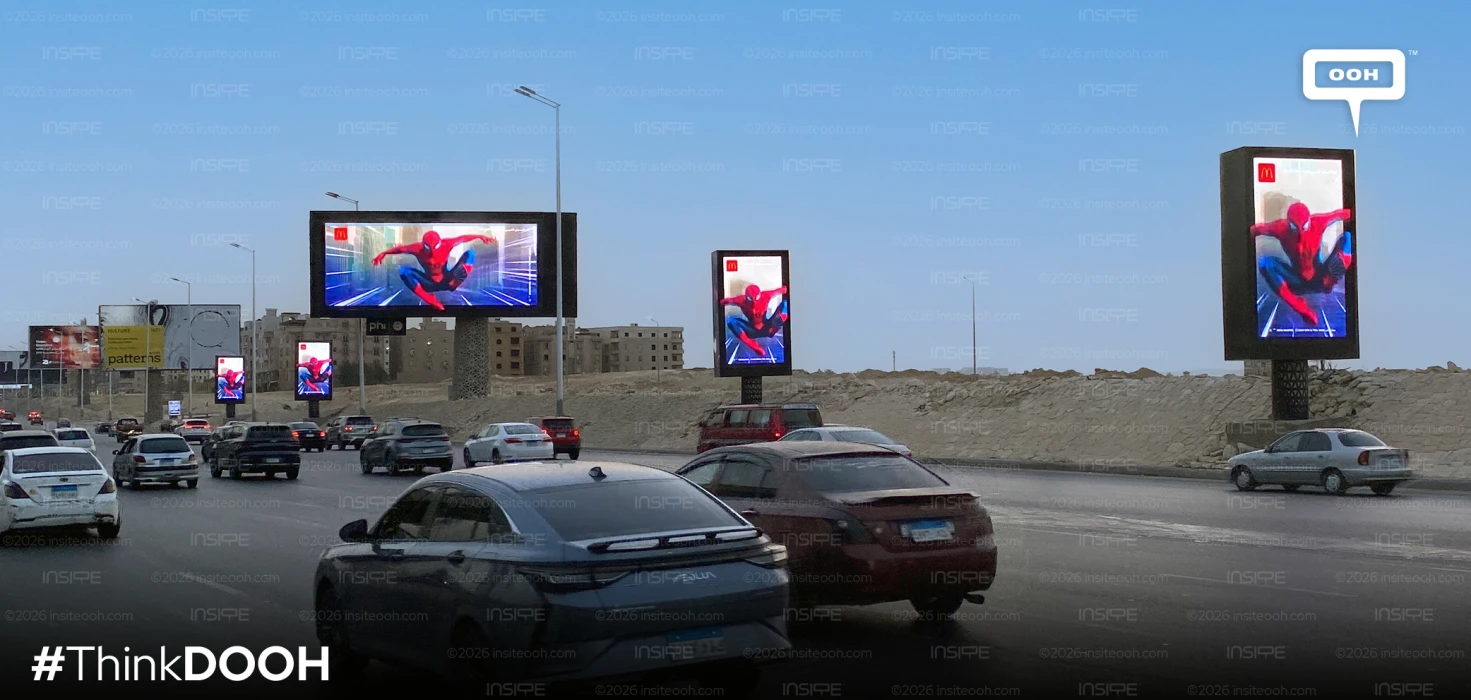 McDonald's Egypt DOOH: Spider-Man Meets the Happy Meal