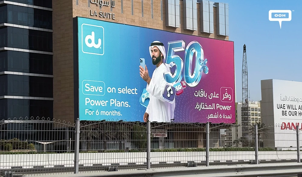 du Puts Select Power Plans at 50% Off in a Major UAE D/OOH Push