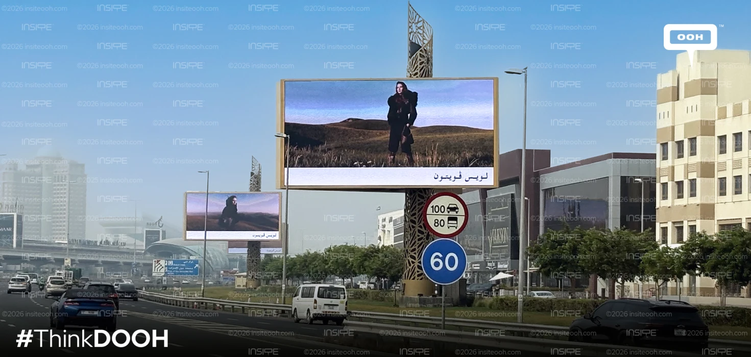 Louis Vuitton's Fall/Winter 2026 DOOH Campaign Trades Minimalism for Landscape in Dubai
