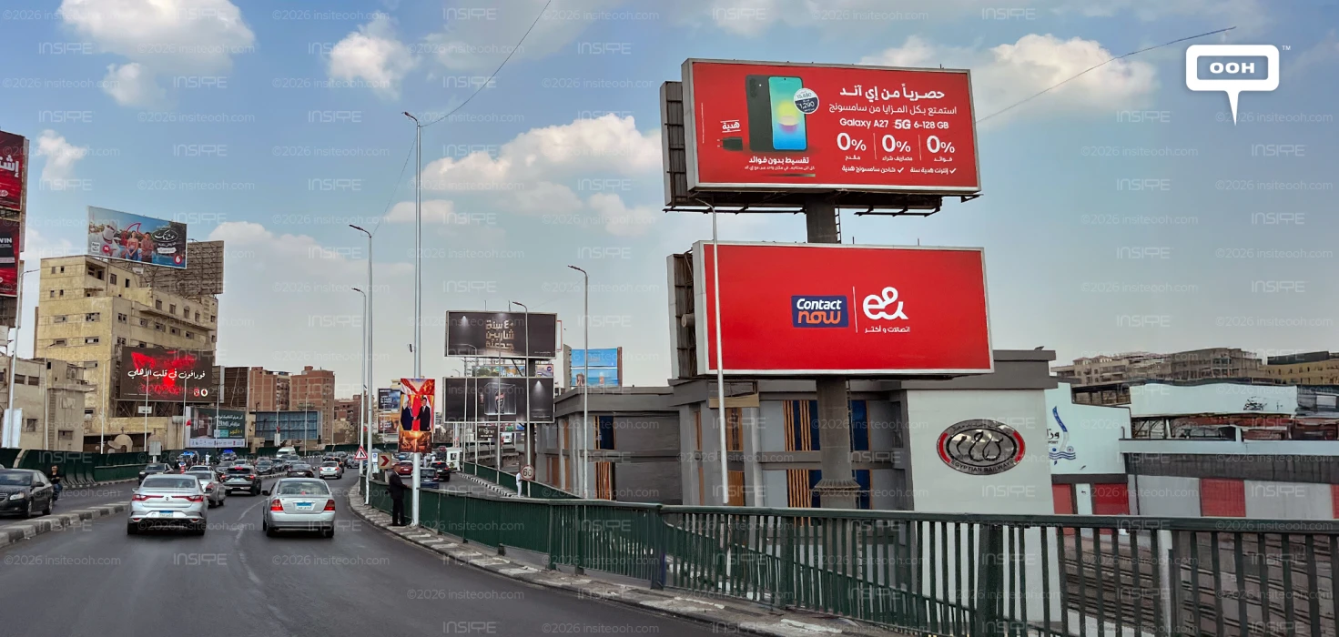 e& Egypt's OOH Campaign Brings Interest-Free Galaxy A27 5G Deal to Greater Cairo