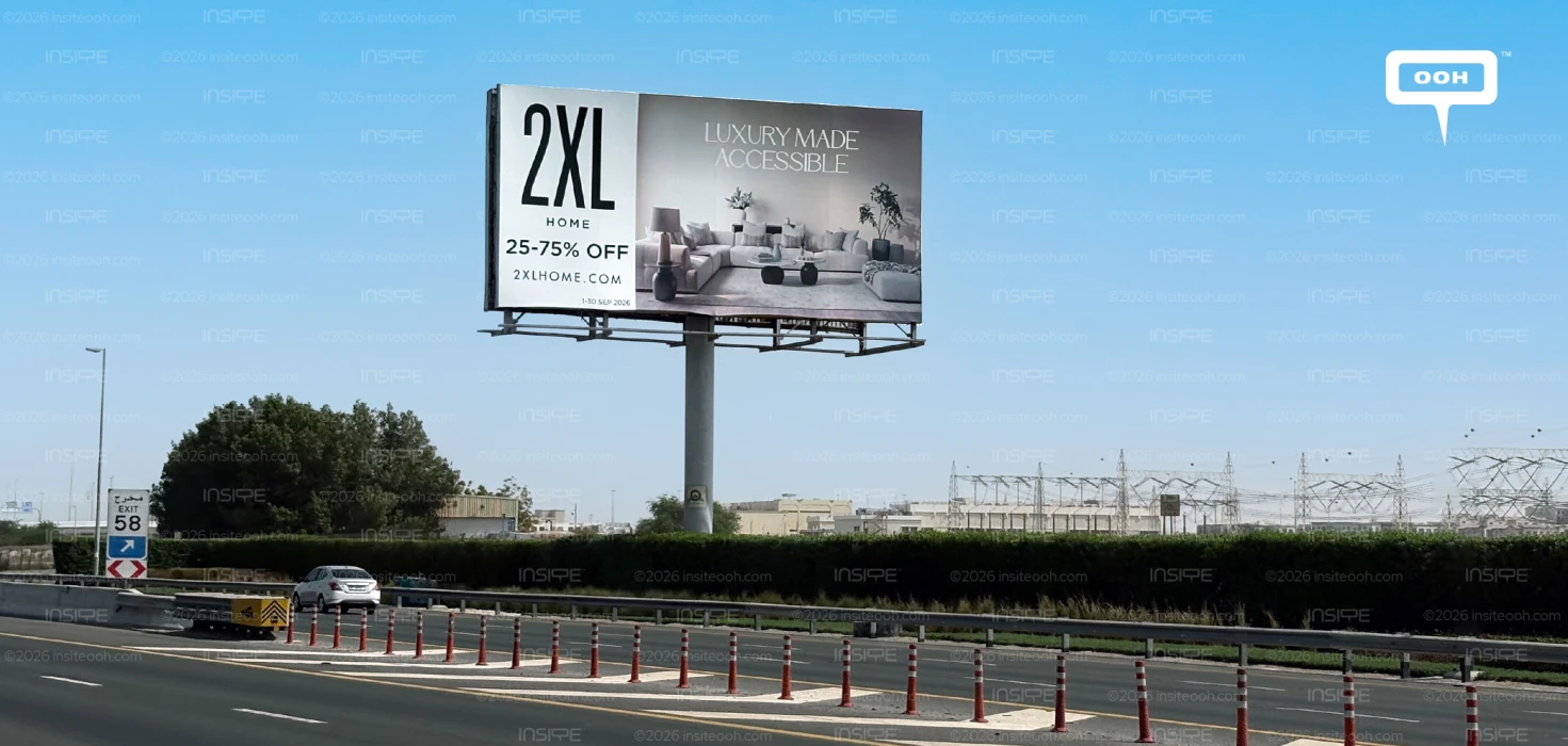 2XL Home Puts a Number on Its Luxury Promise With a Dubai Billboard Campaign