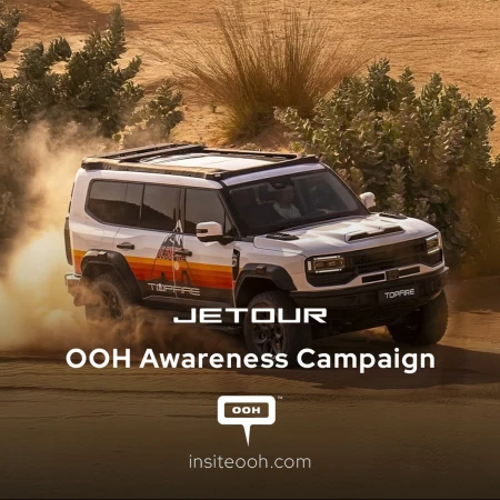Jetour G700 TopFire Brings Adventure to Dubai’s OOH Landscape