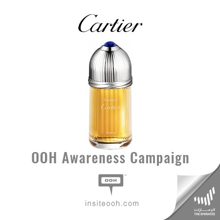 Cartier Presents Pasha De Cartier Perfume for Contemporary & Elegant Men on Dubai's Billboards