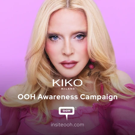 The Queen of Pop, Madonna, and Kiko Milano Collaborate on DXB's Billboards