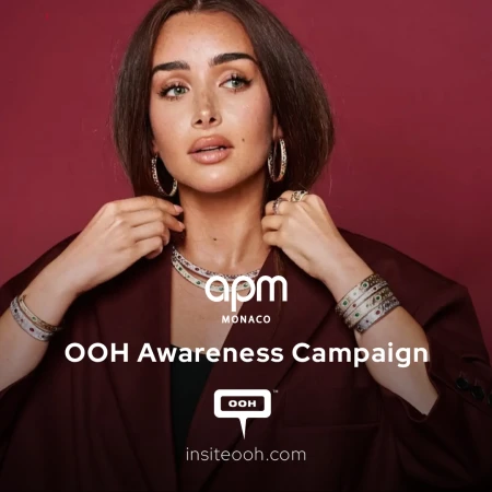 APM Monaco Pairs Hannah El-Zahed with Statement Jewellery in Its Latest UAE Billboard Campaign