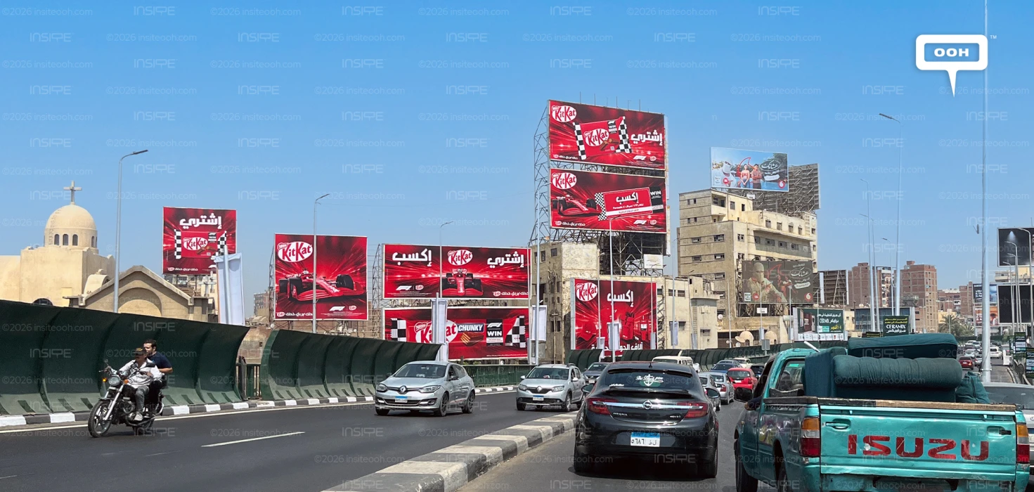 KitKat Brings Its F1 OOH Campaign Back to Cairo Only Bigger This Time