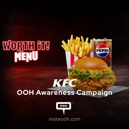 KFC Launches ‘Worth It Menu’ OOH Campaign Across the UAE