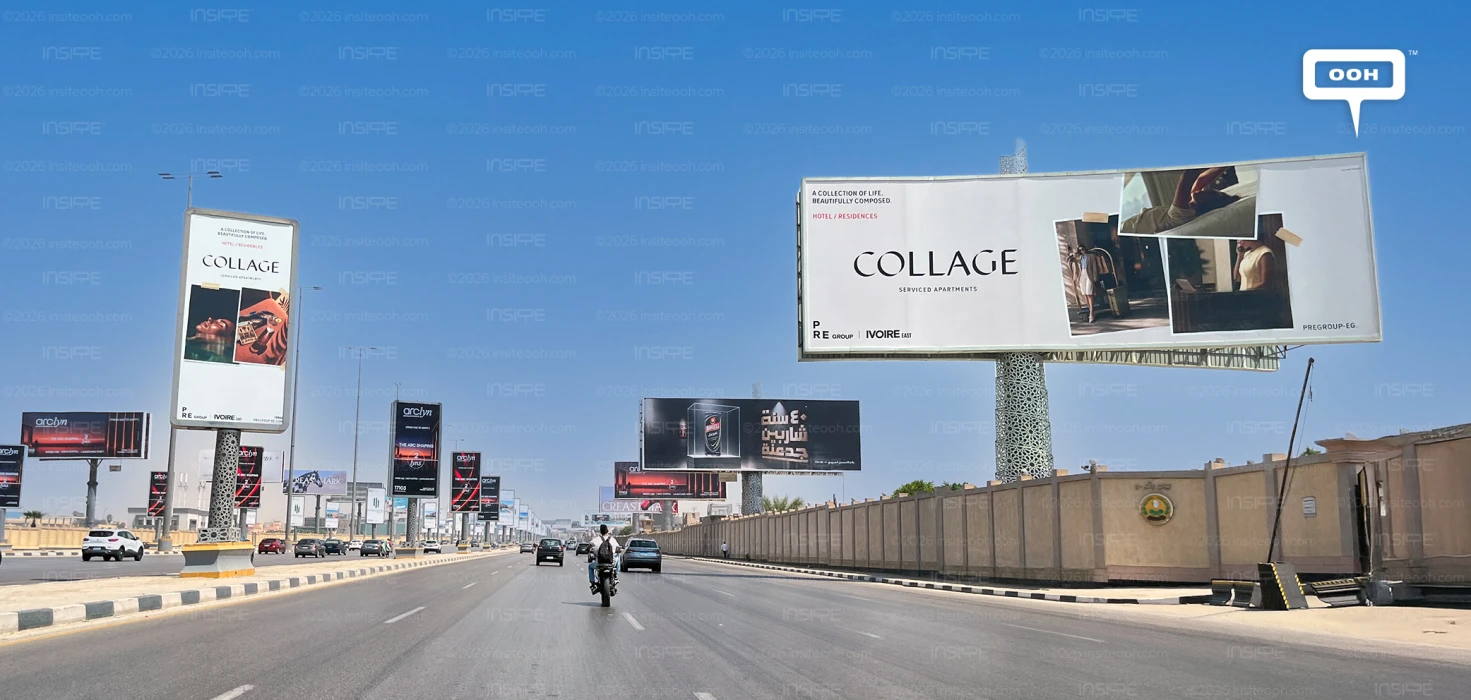 Ivoire East Brings “Collage” to Life Through Cairo OOH