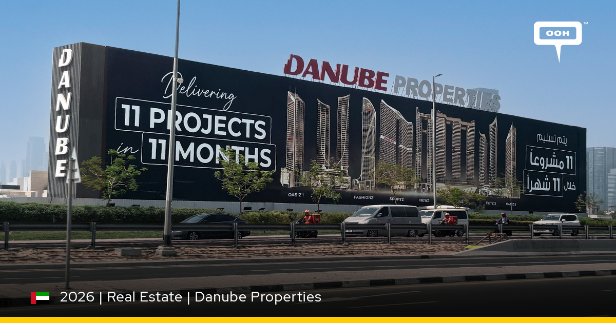 Danube Properties Turns 11 Projects Into One Dubai OOH Statement