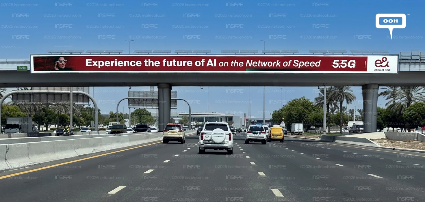 e& Takes 5.5G Speed to the Streets Across UAE OOH
