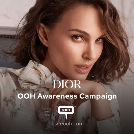 Miss Dior Returns to Dubai OOH With Natalie Portman at the Centre