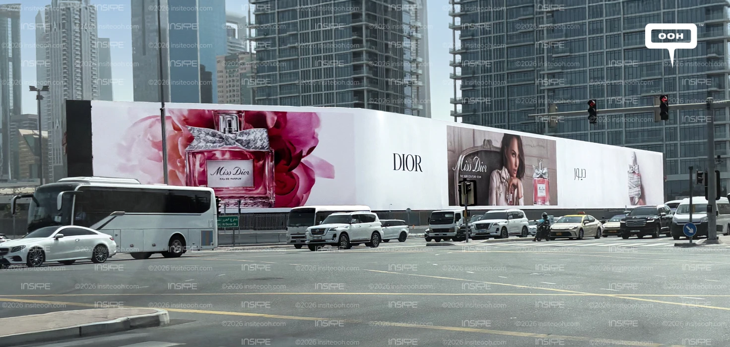 Miss Dior Returns to Dubai OOH With Natalie Portman at the Centre