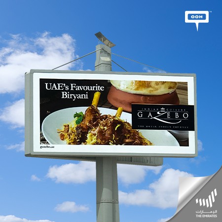 UAE's Favourite Biryani from Gazebo Arrives on The OOH Scene