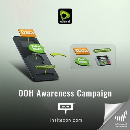 Dubai’s Billboards Are Adorned by Etisalat’s Latest OOH Campaign, Promoting Its New Wasel Flexi Plan