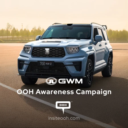 GWM Takes Luxury SUV Advertising Up A Gear With The All-New Tank 700 on Dubai's OOH