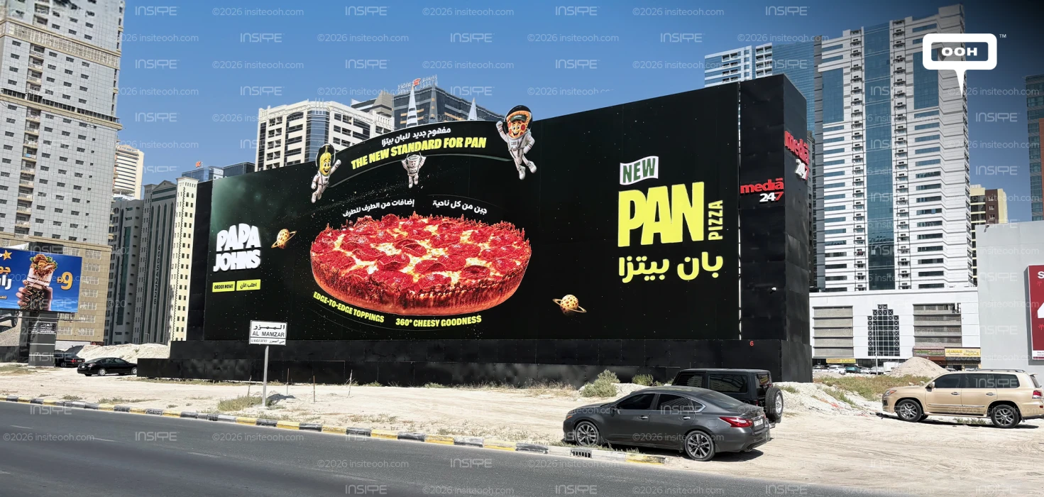 Papa Johns Sends New Pan Pizza Into Orbit With Space-Themed UAE D/OOH Campaign