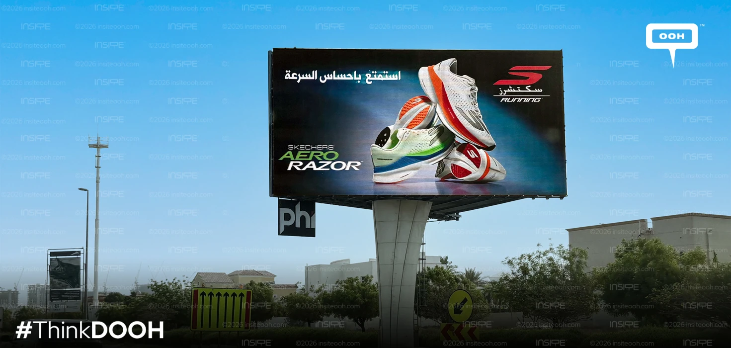 Skechers Picks Up the Pace With AERO Razor’s UAE DOOH Campaign