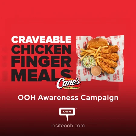 Raising Cane’s Makes a Massive Sharjah OOH Play With One Product and Zero Distractions
