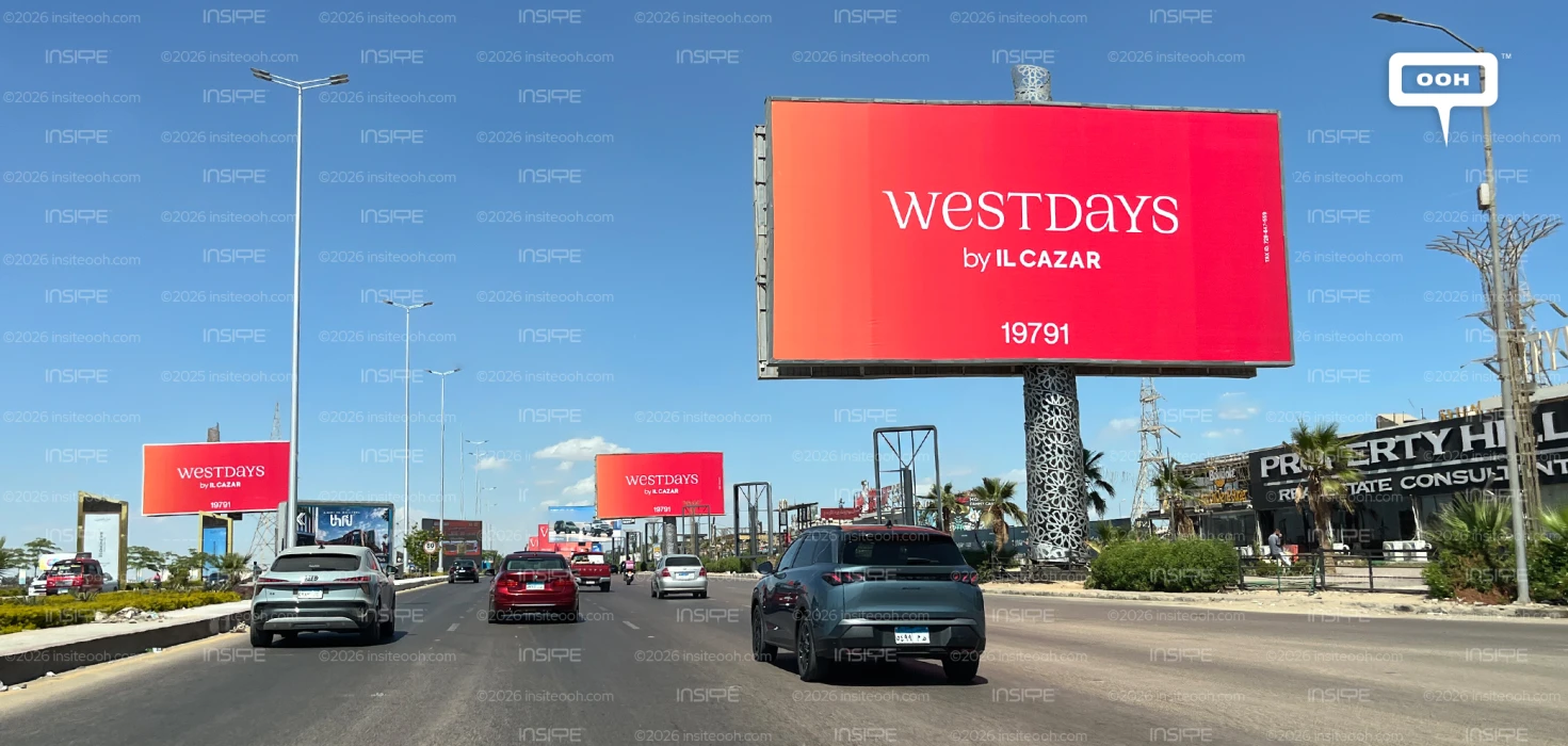 IL Cazar’s Westdays Turns Egypt’s Roads Red With a Minimalist OOH Takeover