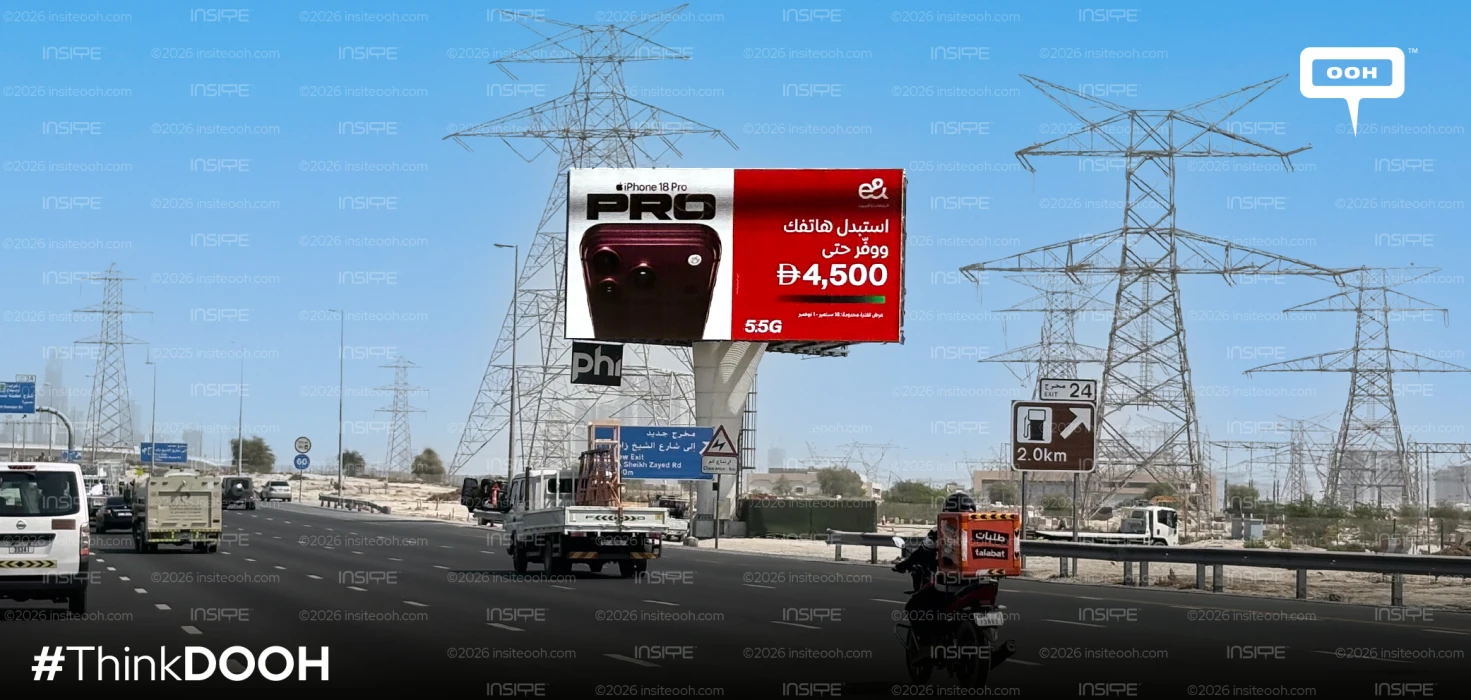 e& Puts the iPhone 18 Pro Upgrade Front and Centre in Dubai OOH Campaign