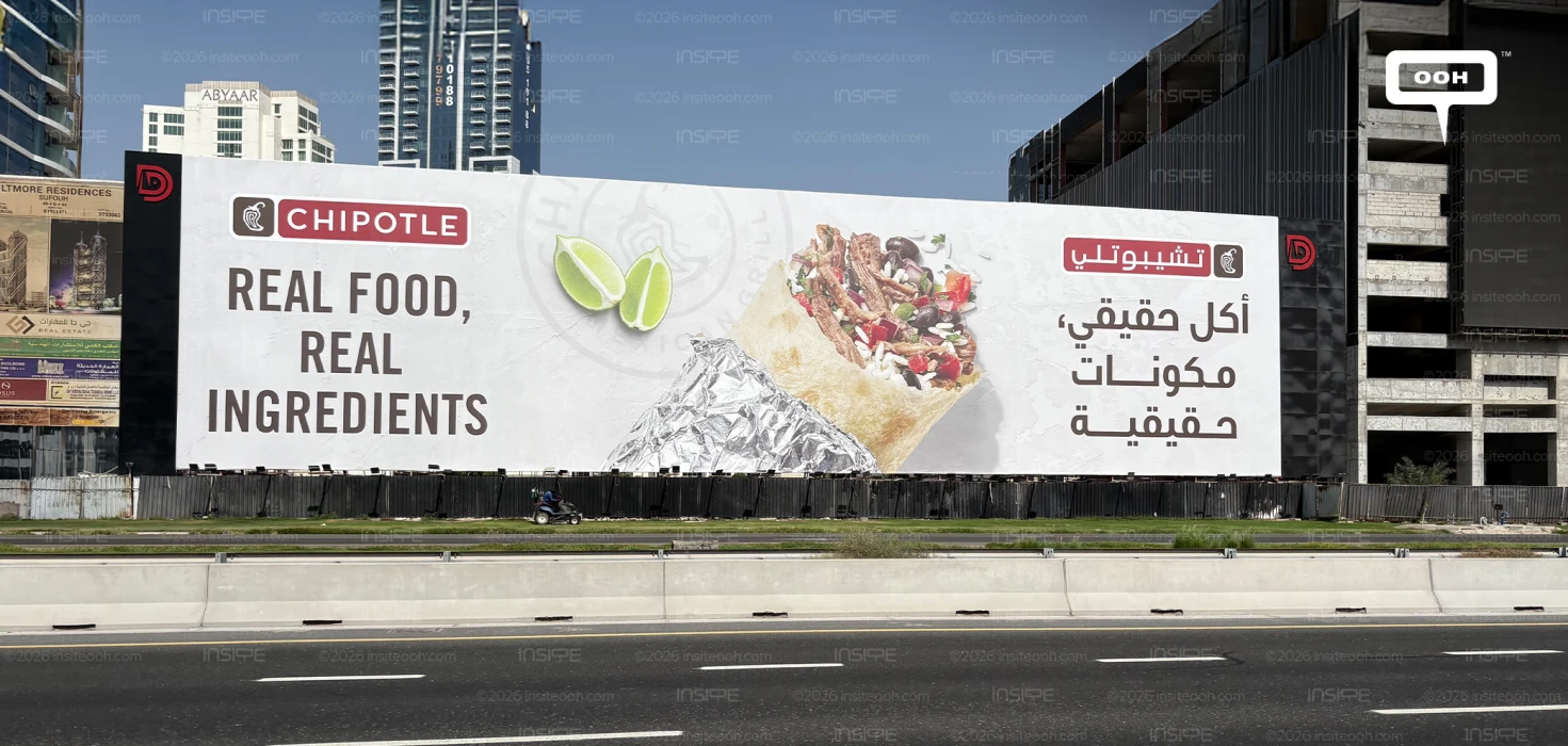 Chipotle Keeps It Real With a Prominent OOH Campaign Across Dubai