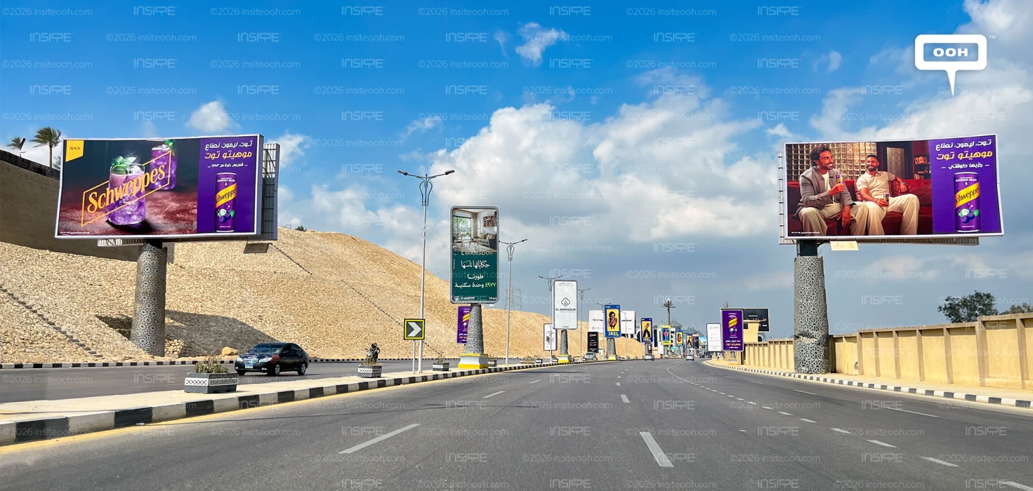 The Fahmy Brothers and Schweppes Introduce Blueberry Mojito Through OOH Billboards