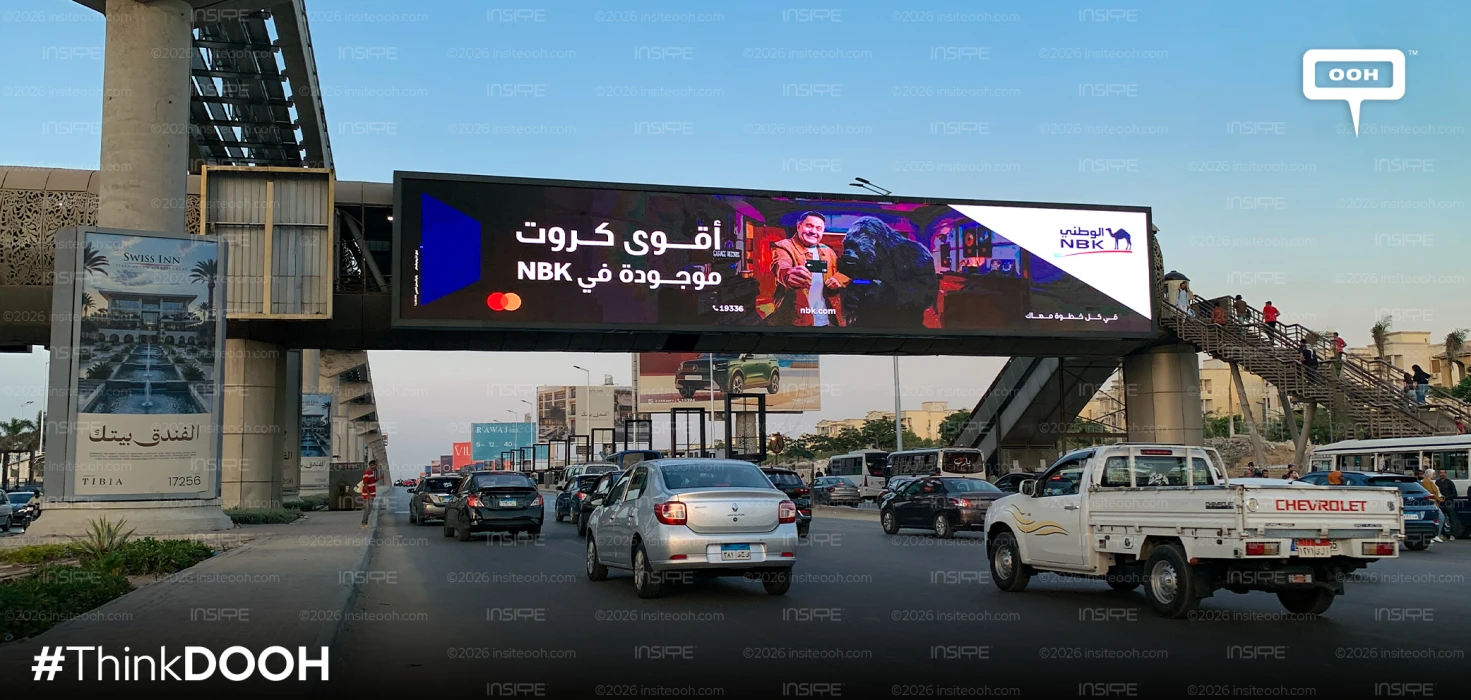 NBK Puts Its Cards on the Table With Edward in a Bold Cairo OOH Campaign