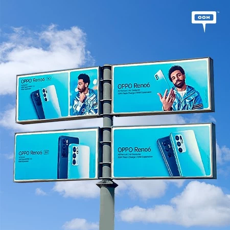 Mohamed Salah Juggles The Reno6 on Cairo’s Billboards, Promoting OPPO’s Newest Flagship Smartphone