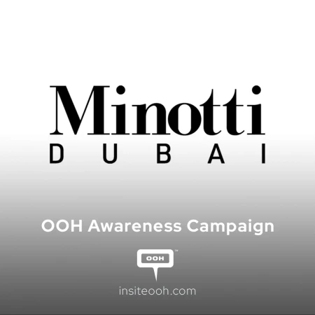 Minotti Dubai Redefines Luxury Furnishings on the Dubai's OOH Billboard