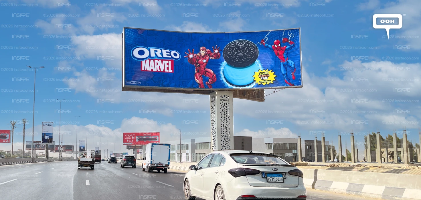Oreo Teams Up With Marvel for a Superhero-Powered Sour Lime Billboard Campaign