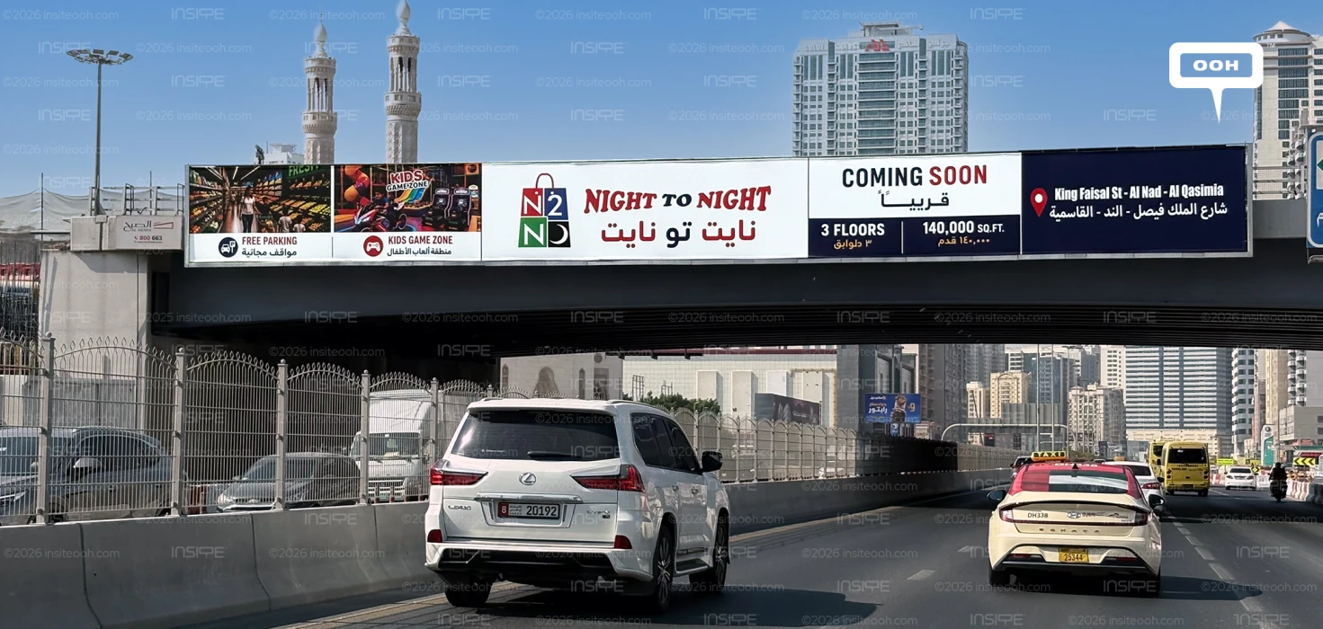 Night to Night Builds Anticipation for Its Sharjah Arrival on OOH