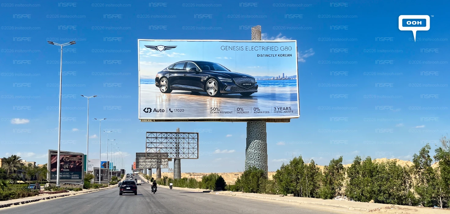 GB Auto Promotes Genesis Electrified GV70 Installments Through Cairo OOH