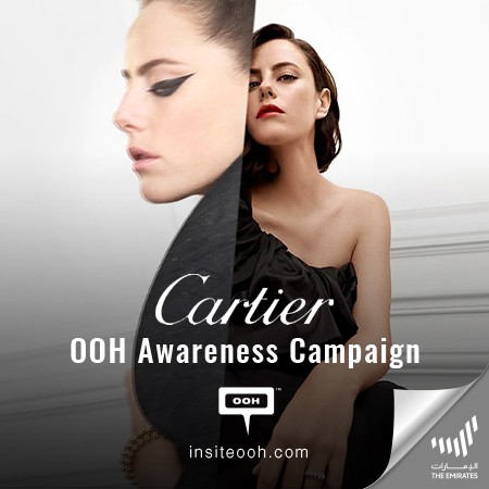 Kaya Scodelario Sparkles on Dubai's Billboards with the Clash De Cartier Collection