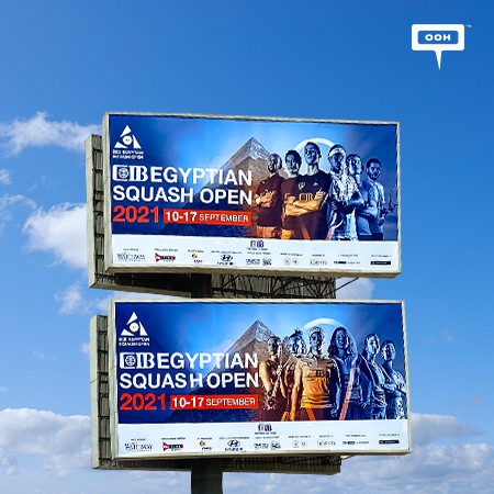 CIB's Egyptian Squash Open of 2021 Lights Up Cairo's OOH Scene