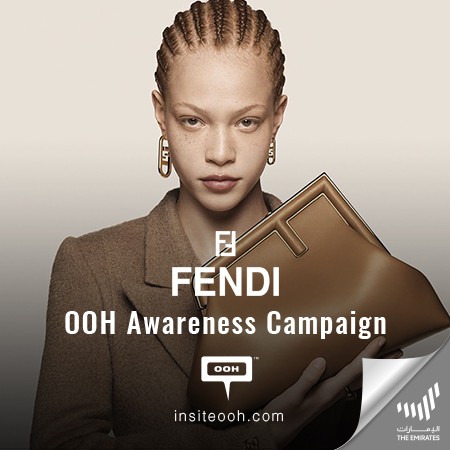 The First Fendi Ready-To-Wear Bags by Kim Jones Make a Buzz on Dubai's Billboards
